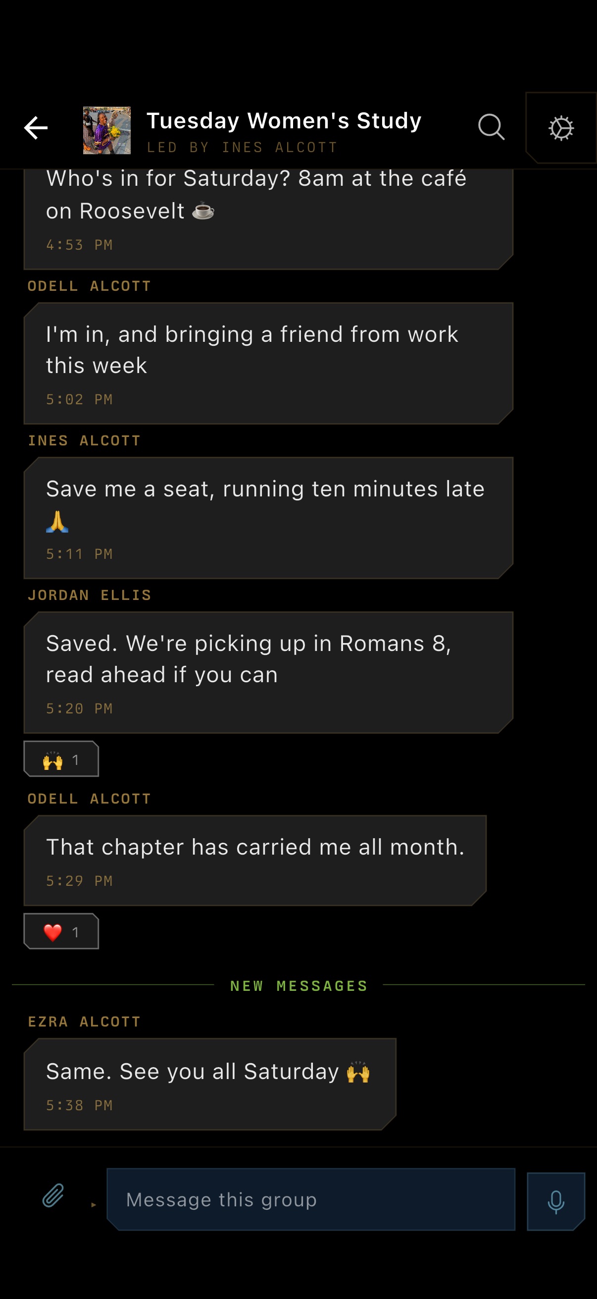 A room for every group, as easy as a group text